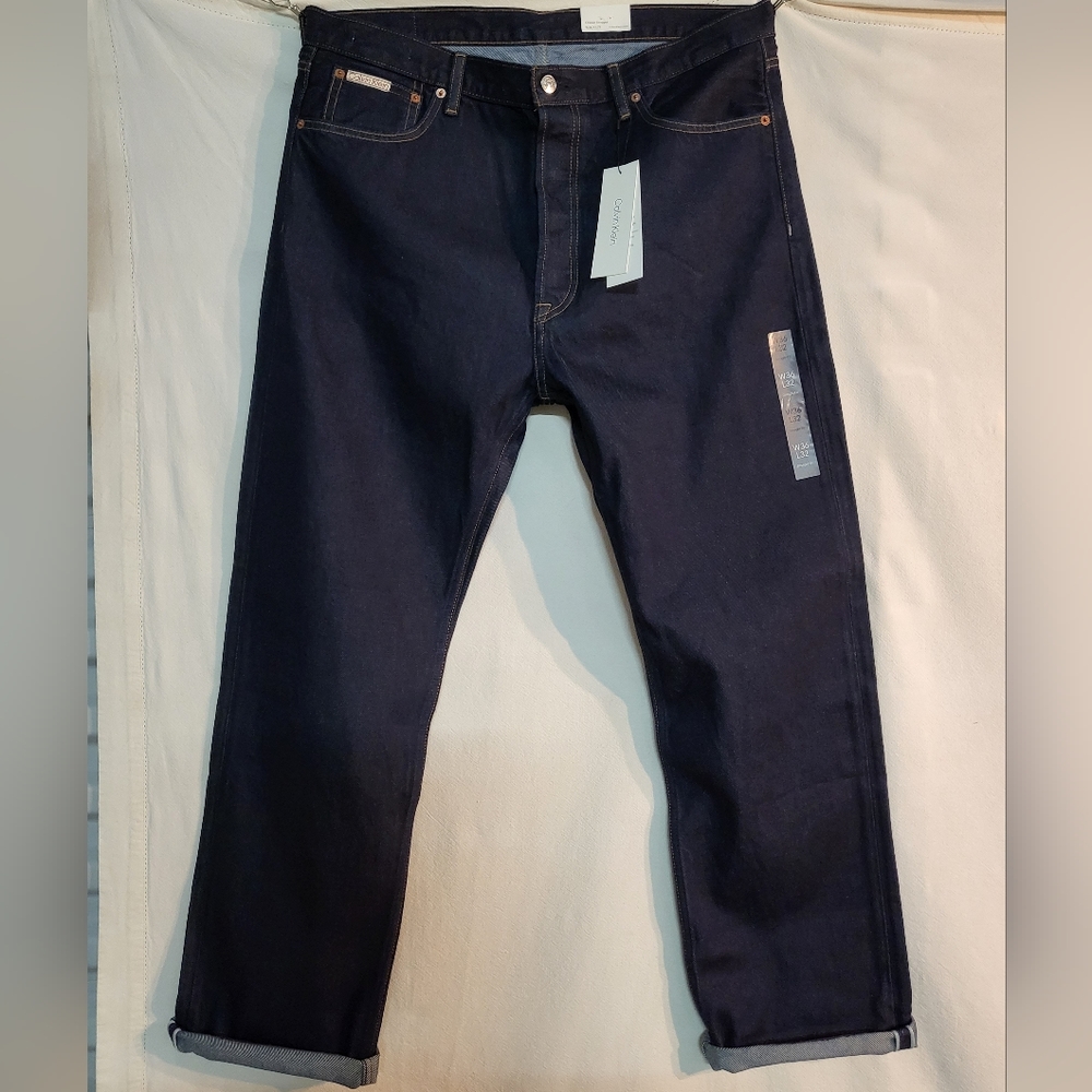 CALVIN KLEIN CLASSIC STRAIGHT SELVEDGE JEANS
